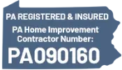 PA Home Improvement Contractor Number PA090160